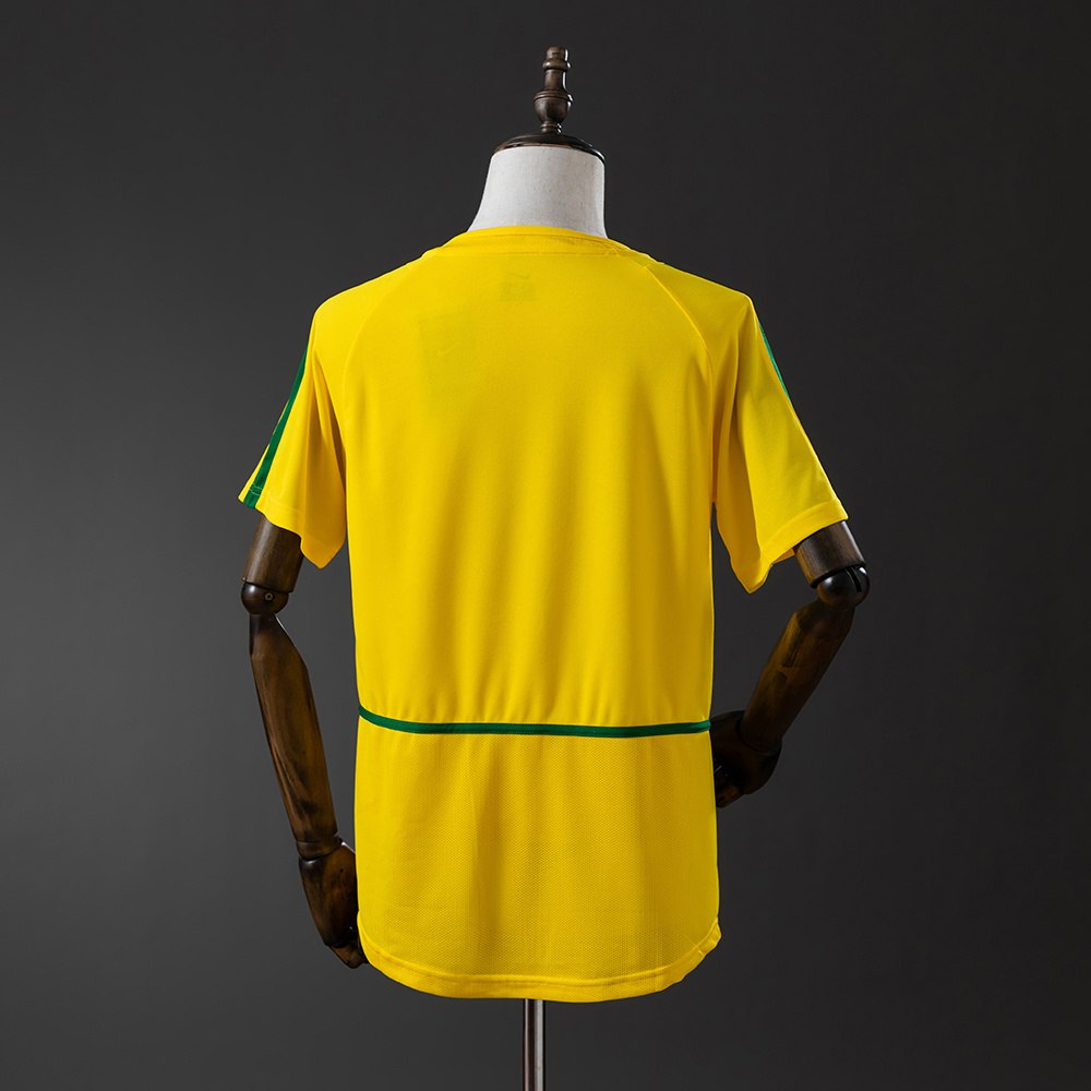 Camiseta Brasil 2002 Local | Calidad G5 Premium