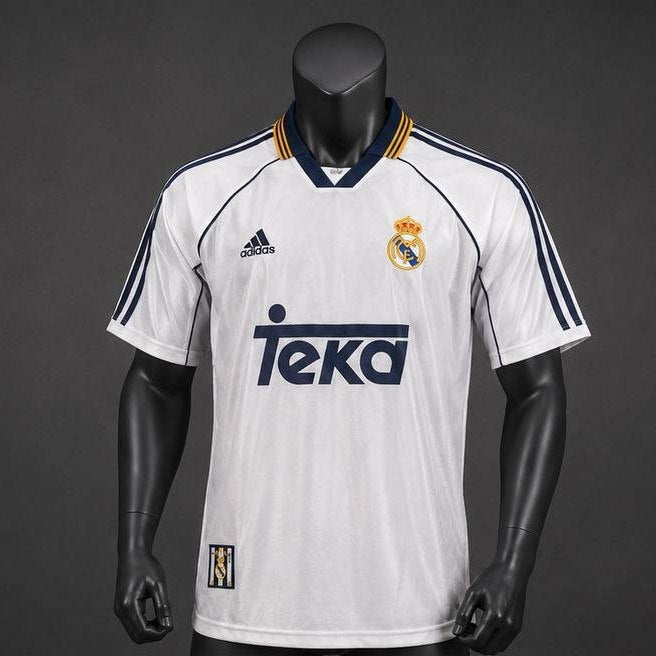 Camiseta Real Madrid Teka Retro Blanca | Calidad G5 Premium
