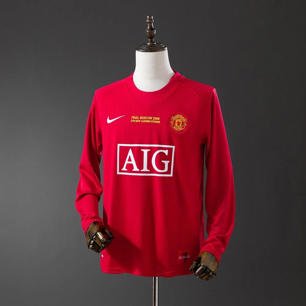 Camiseta manga larga Manchester United 2008 | calidad G5 premium