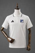 Camiseta polo blanca de presentación 2025 | calidad G5 premium