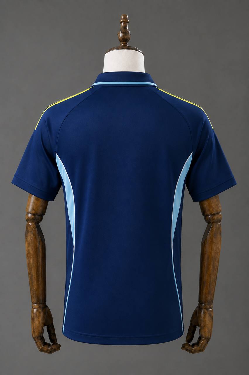 Camiseta polo azul de presentación 2025 | calidad G5 premium