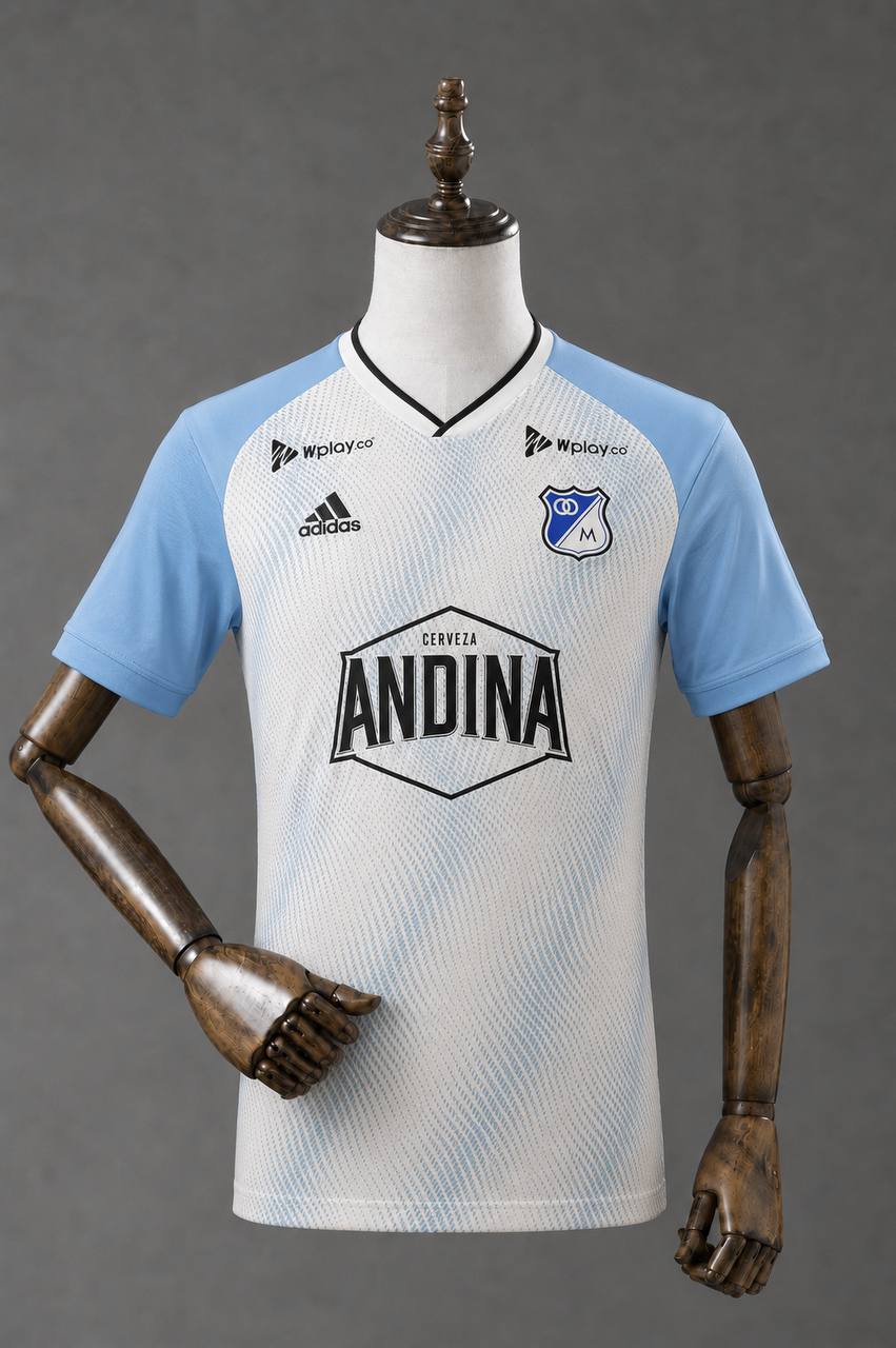 Camiseta Millonarios visitante 2023 | calidad G5 premium