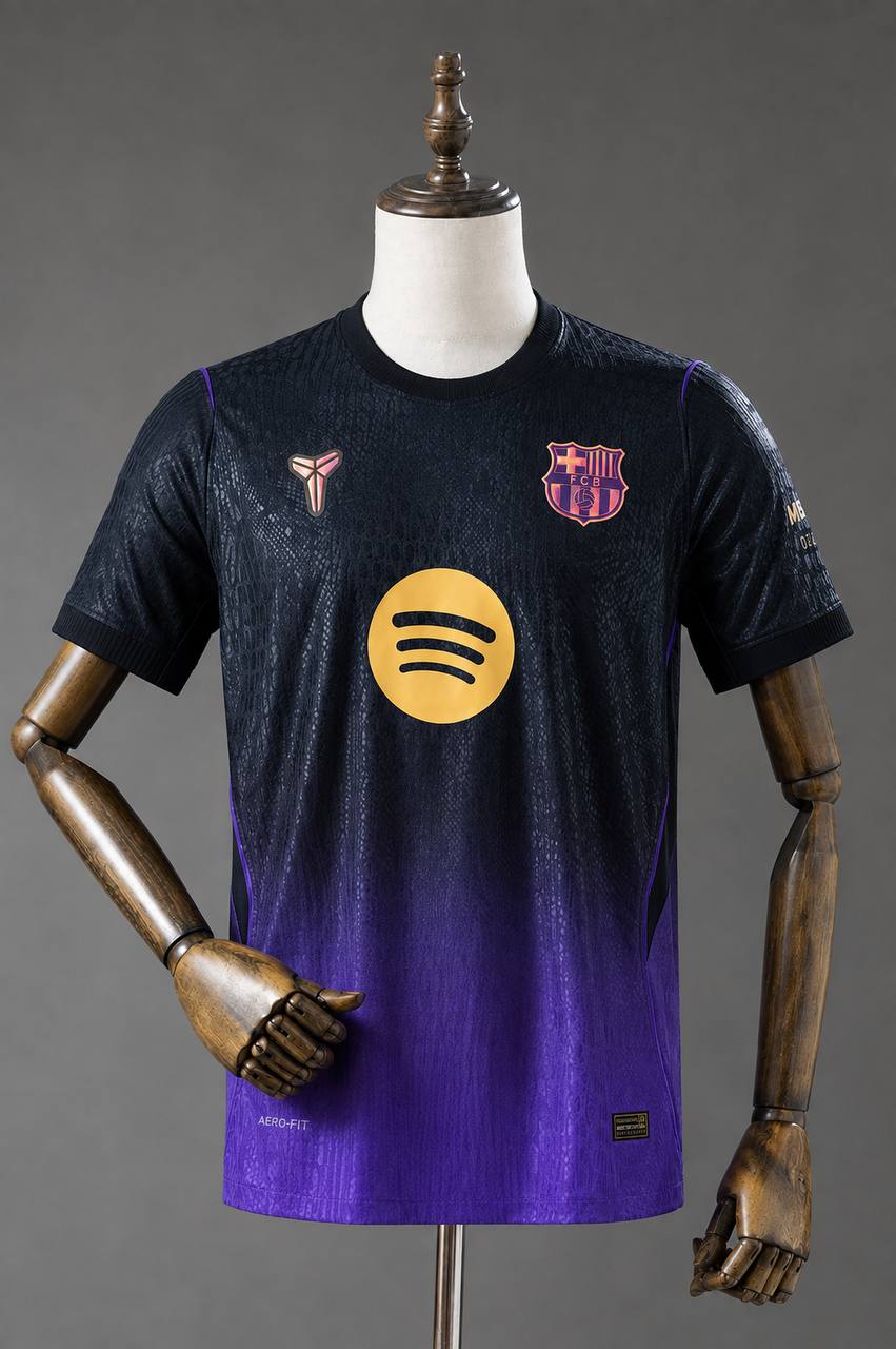Camiseta Barcelona visitante homenaje Kobe | calidad G5 premium