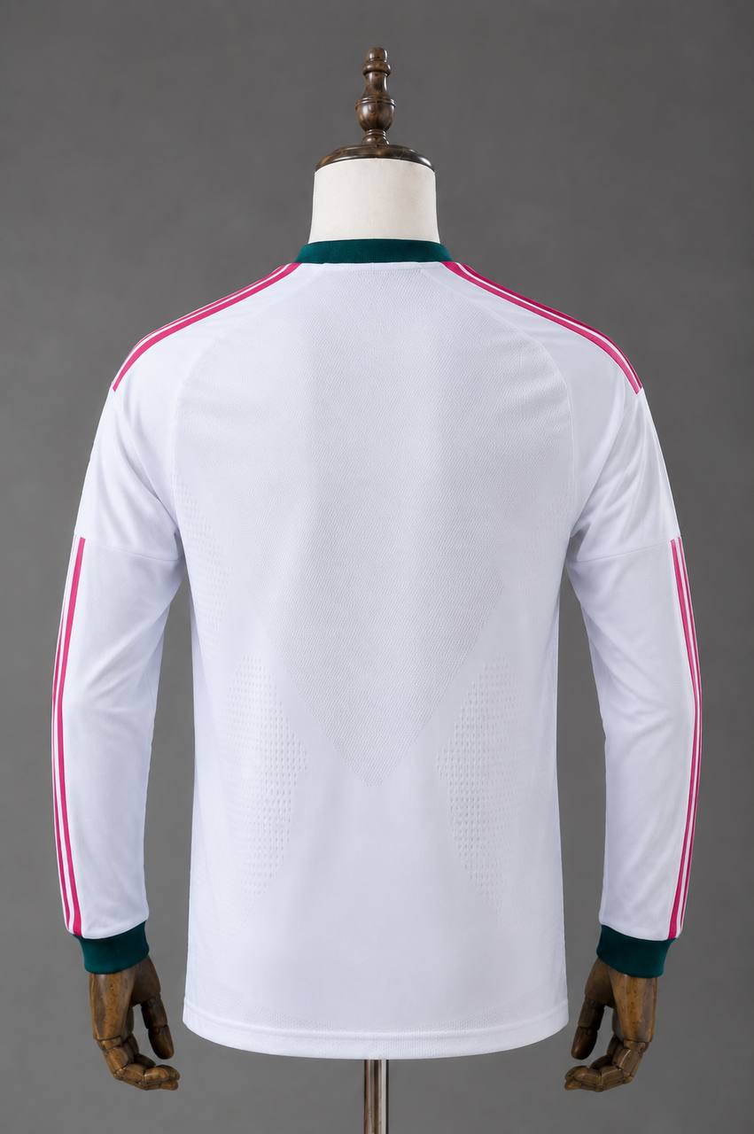 Camiseta manga larga Real Madrid local temporada 2026 | calidad G5 premium