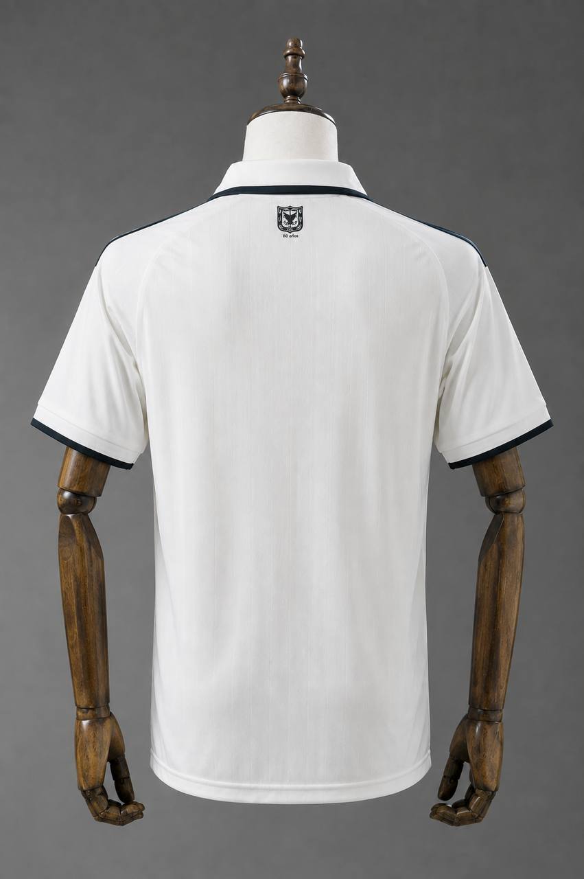 Camiseta polo conmemorativa de los 80 años de Millonarios FC | calidad G5 premium