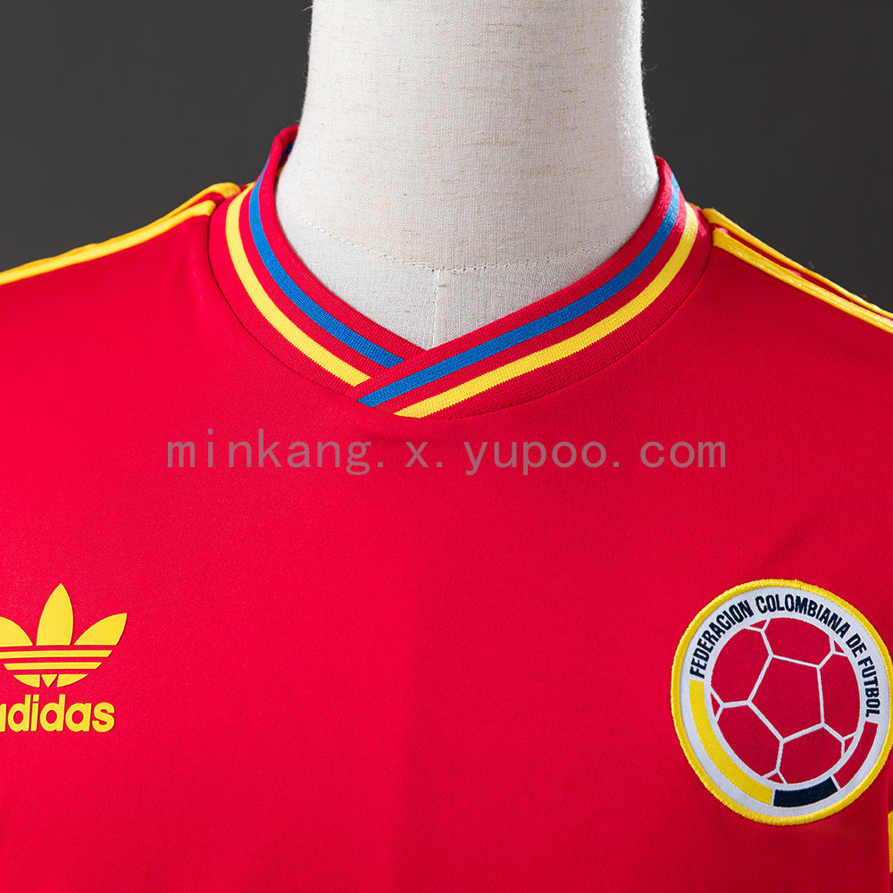 Camiseta visitante selección Colombia 1990