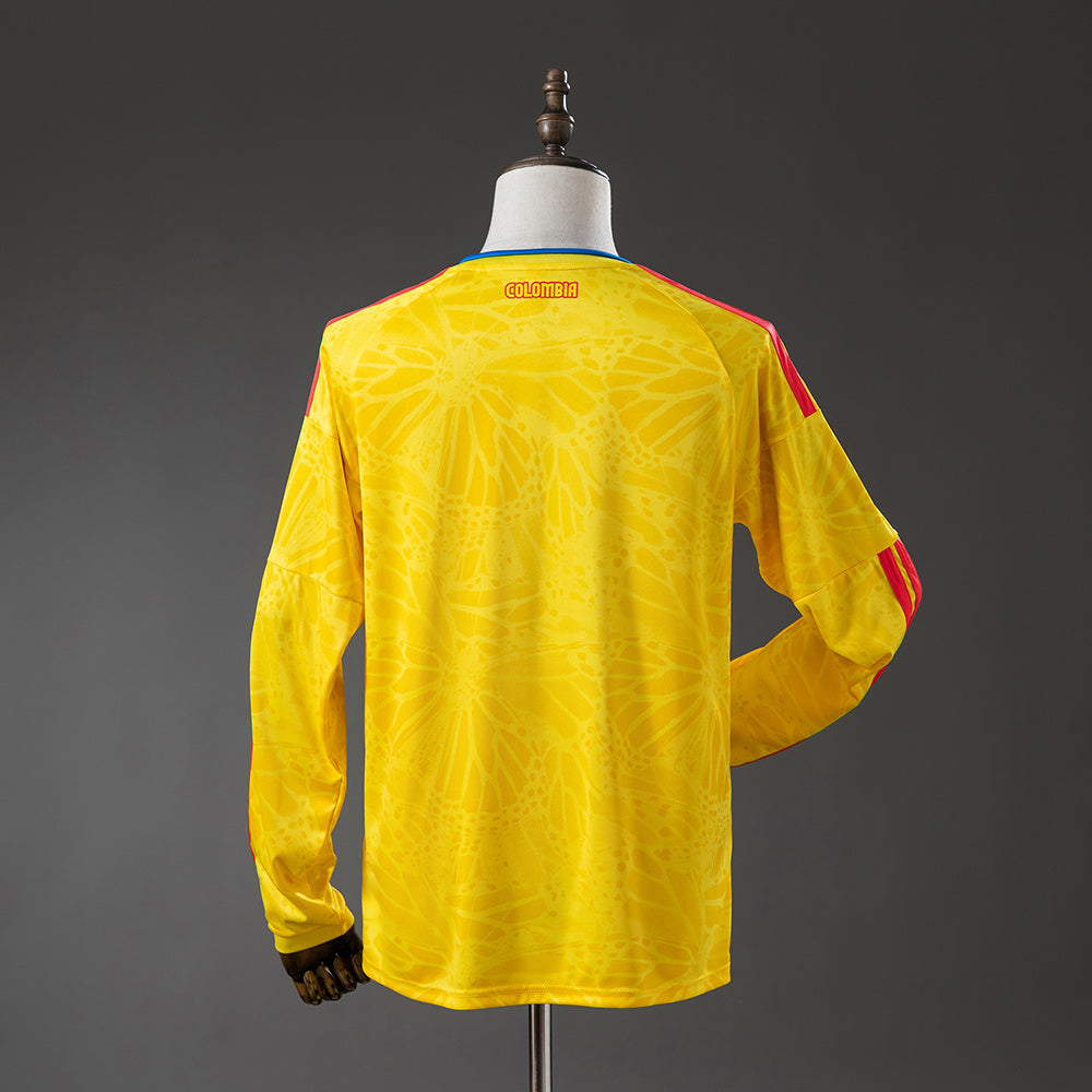Camiseta selección Colombia local mundial 2026 manga larga