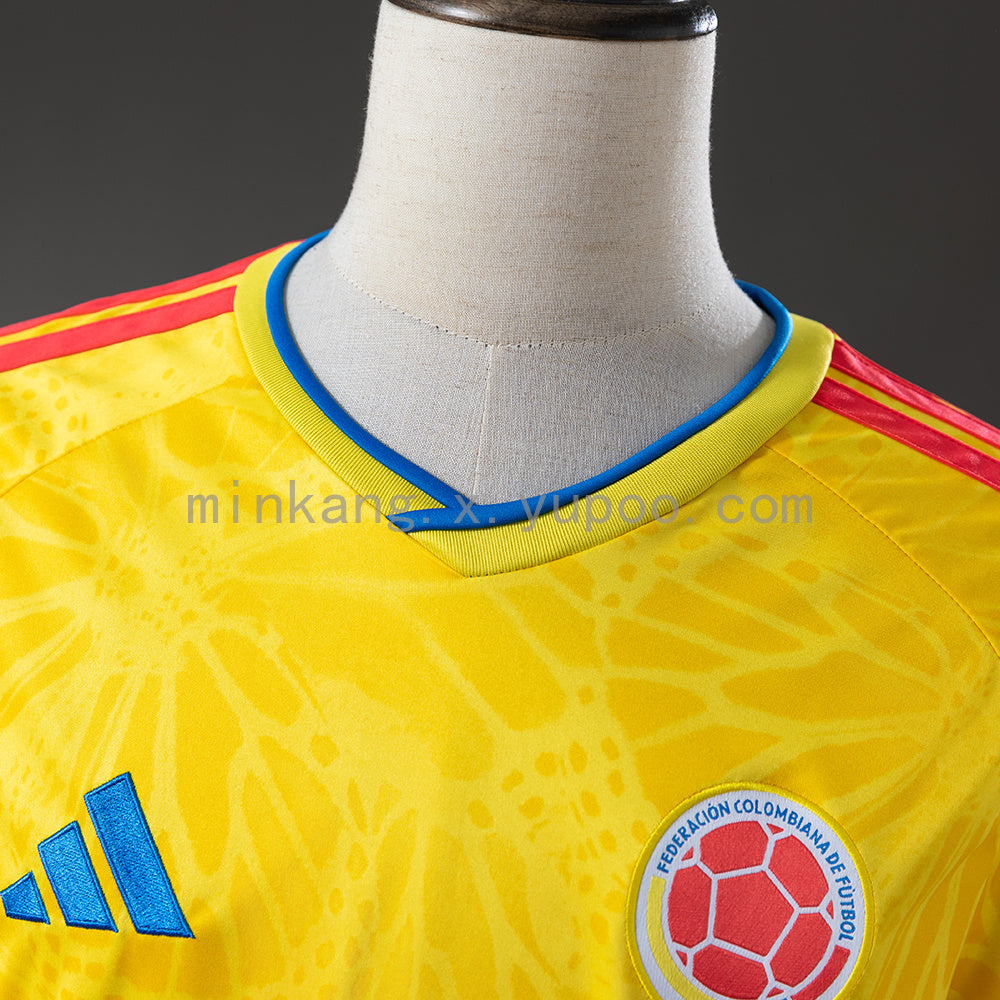Camiseta selección Colombia local mundial 2026 manga larga