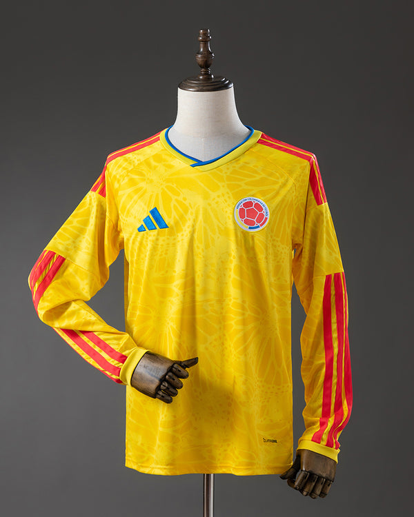 Camiseta selección Colombia local mundial 2026 manga larga